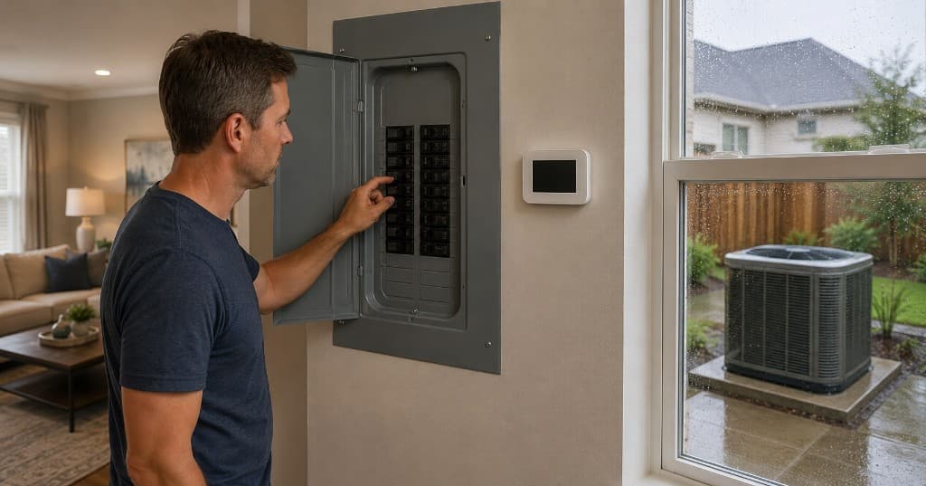 How to Restart Your AC Safely After a Houston Storm