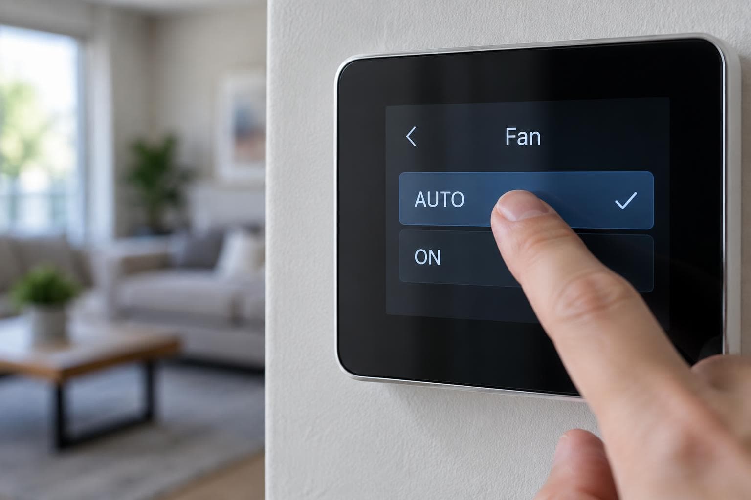AUTO vs. ON: Which HVAC Fan Setting Should You Use?