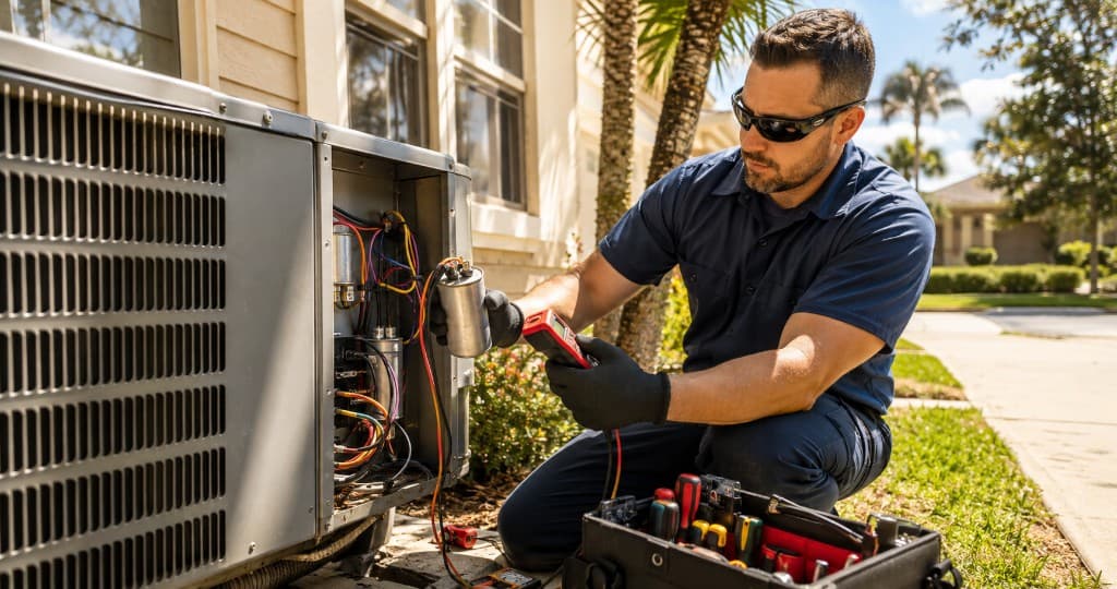 AC Capacitor Failure: Why Systems Quit on the Hottest Days